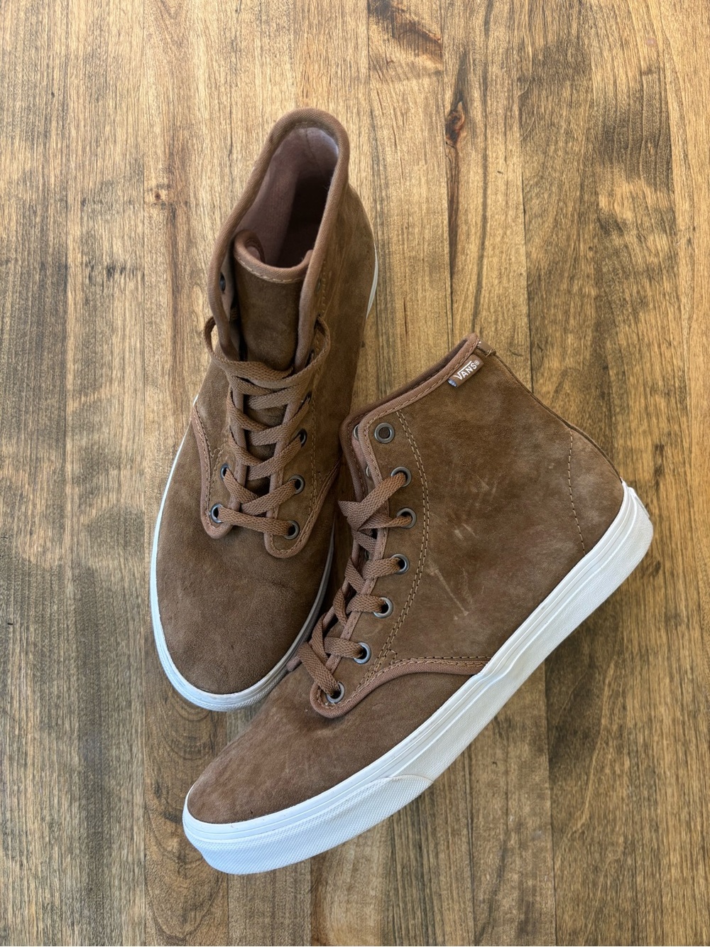 Vans Authentic Hi 2.0 high-top sneakers brown/tan suede